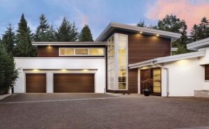 Clopay Reserve Wood Modern Garage Door